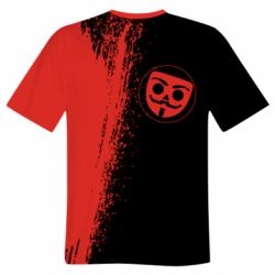 Чоловіча футболка 3D Бабл Квас червоний арт - PrintSalon