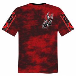 Чоловіча футболка 3D Батько наш Бандера Мяу! - PrintSalon