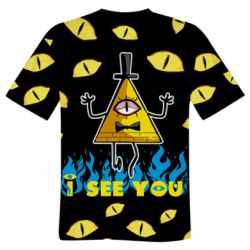 Чоловіча футболка 3D Bill Cipher - PrintSalon