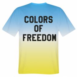 Мужская футболка 3D Colors of our freedom - PrintSalon