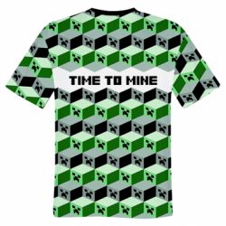 Чоловіча футболка 3D Creeper Optical Illusion - PrintSalon