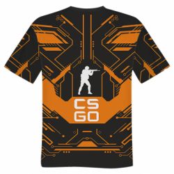 Чоловіча футболка 3D CS GO Chip Texture - PrintSalon