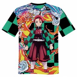 Мужская футболка 3D Demon Slayer Kimetsu No Yaiba - PrintSalon