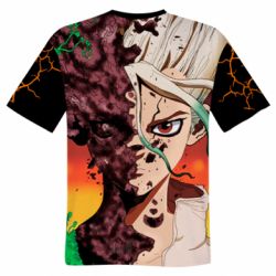 Мужская футболка 3D Доктор Стоун Арт - PrintSalon