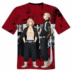 Чоловіча футболка 3D Draken And Mikey Tokyo Revengers - PrintSalon