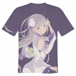 Мужская футболка 3D Эмилия-PrintSalon Мужская футболка 3D Эмилия