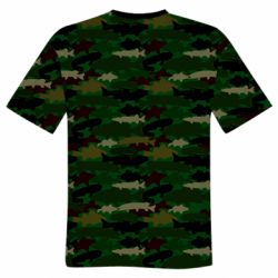 Мужская футболка 3D Fisherman Camouflage-PrintSalon Мужская футболка 3D Fisherman Camouflage