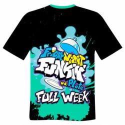 Чоловіча футболка 3D FNF vs Plate Mod - PrintSalon