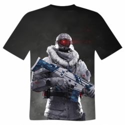 Чоловіча футболка 3D Free Fire Winter Warrior - PrintSalon