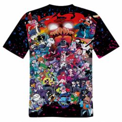 Мужская футболка 3D Friday Night Funkin Heroes