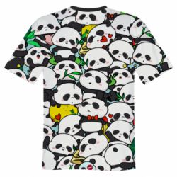 Чоловіча футболка 3D Funny pandas - PrintSalon