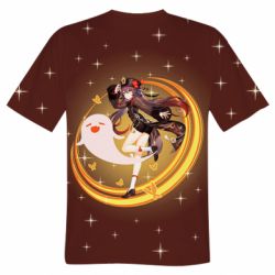 Чоловіча футболка 3D Genshin Hu Tao - PrintSalon