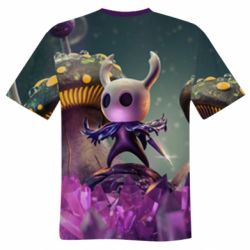 Чоловіча футболка 3D Hollow Knight in the Crystal cave - PrintSalon