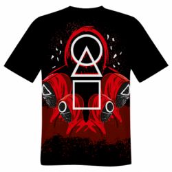 Чоловіча футболка 3D Гра В Кальмара 3D - PrintSalon