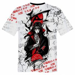 Чоловіча футболка 3D Itachi Uchiha Rogue Ninja - PrintSalon
