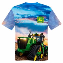 Чоловіча футболка 3D John Deere Sunrise - PrintSalon