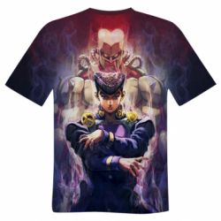 Мужская футболка 3D Josuke Higashikata - PrintSalon