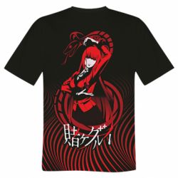 Мужская футболка 3D Kakegurui. Yumeko Jabami - PrintSalon