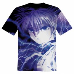 Чоловіча футболка 3D Killua Hunter X Hunter - PrintSalon