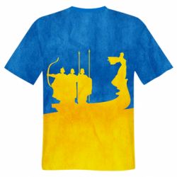 Чоловіча футболка 3D Кий, Щек, Хорив і сестра їхня Либідь - PrintSalon