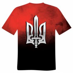 Чоловіча футболка 3D Прапор правий сектор - PrintSalon