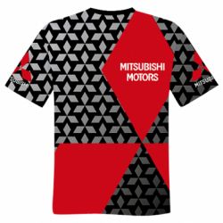 Мужская футболка 3D Logo Mitsubishi Motors - PrintSalon