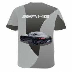 Мужская футболка 3D Mercedes GT 1039 - PrintSalon