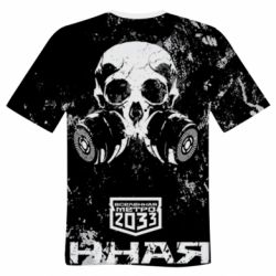 Мужская футболка 3D Metro Skull
