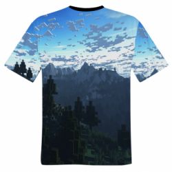 Мужская футболка 3D Minecraft nature - PrintSalon