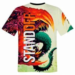 Чоловіча футболка 3D Monster standoff - PrintSalon