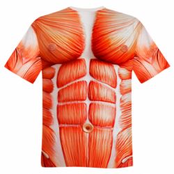Чоловіча футболка 3D Muscle suit - PrintSalon