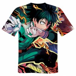 Чоловіча футболка 3D My hero academy Izuku Midoriya