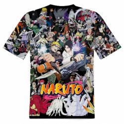 Чоловіча футболка 3D Наруто Герої - PrintSalon