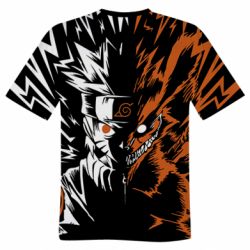 Чоловіча футболка 3D Naruto Kurama