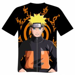 Чоловіча футболка 3D Naruto Uzumaki