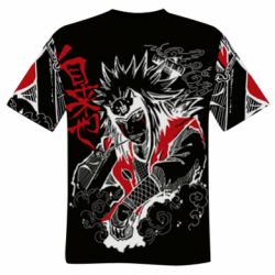 Чоловіча футболка 3D Negative Jiraiya