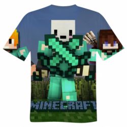 Мужская футболка 3D Novaskin Minecraft - PrintSalon