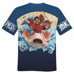 Чоловіча футболка 3D One Piece Luffy
