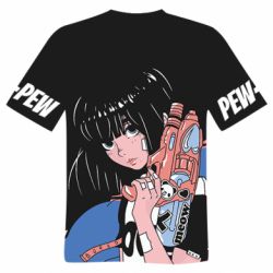 Мужская футболка 3D Pew-Pew - PrintSalon