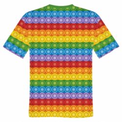 Мужская футболка 3D Pop It Texture-PrintSalon Мужская футболка 3D Pop It Texture