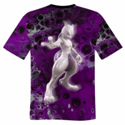 Мужская футболка 3D Powerful Mewtwo - PrintSalon