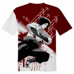 Чоловіча футболка 3D Sasuke Uchiha