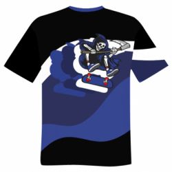 Чоловіча футболка 3D Skater death - PrintSalon