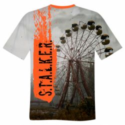 Чоловіча футболка 3D Stalker Dead City - PrintSalon