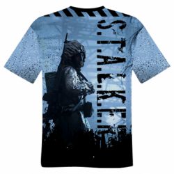 Мужская футболка 3D Stalker Hunter - PrintSalon