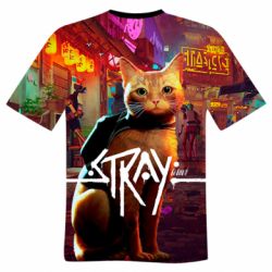 Мужская футболка 3D Stray game - PrintSalon