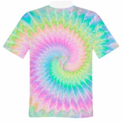 Чоловіча футболка 3D Tie dye spiral - PrintSalon