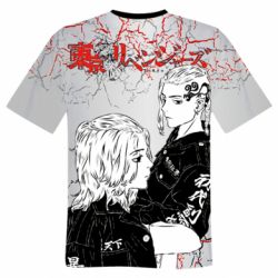 Чоловіча футболка 3D Tokyo Revengers Mikey And Draken - PrintSalon