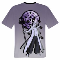 Чоловіча футболка 3D Uchiha Obito - jinchuuriki form