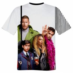 Чоловіча футболка 3D Umbrella Academy team - PrintSalon
